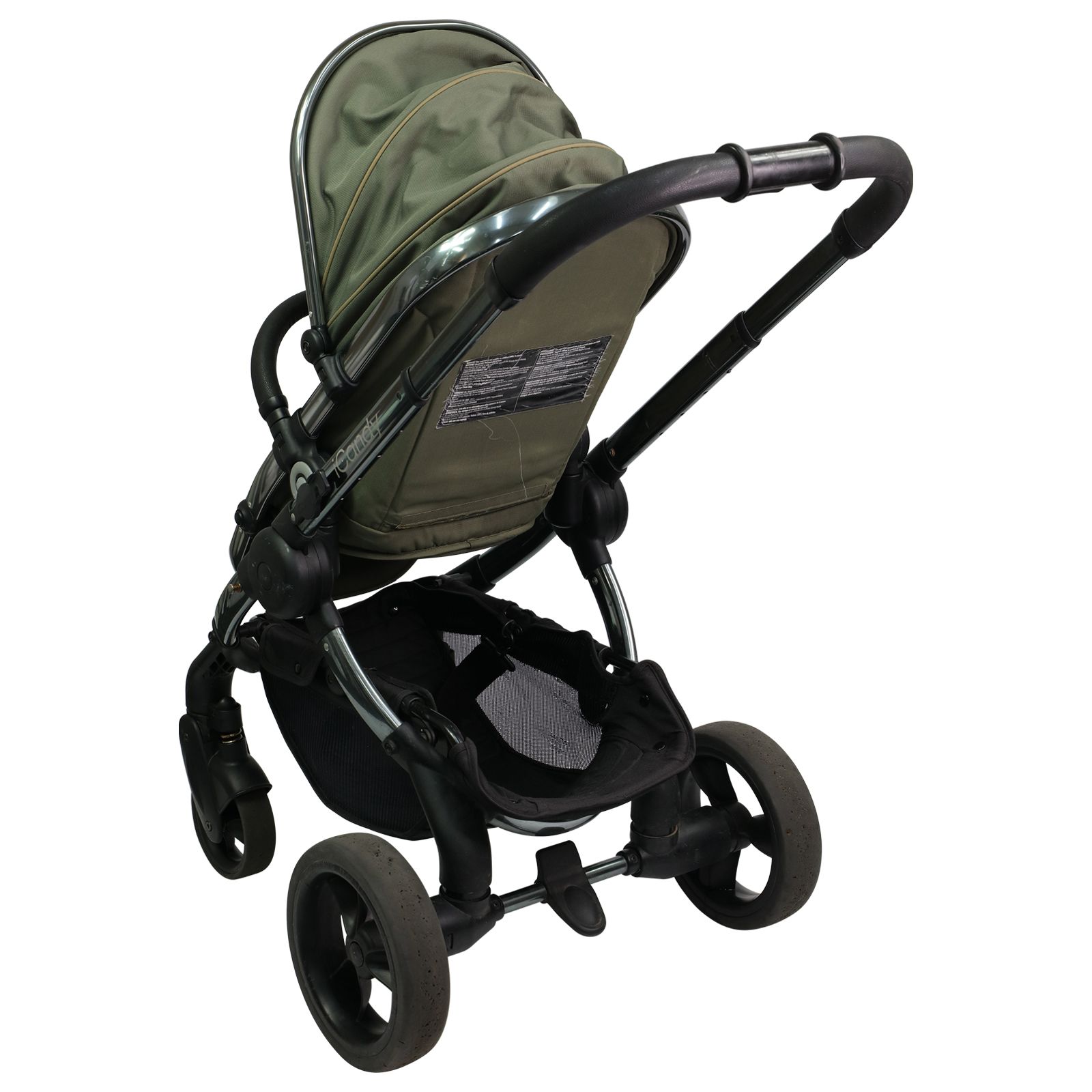 iCandy Peach 3 Chassis Seat Carry Cot Olive Green Prams Pushchairs KidX Buy Sell Exchange